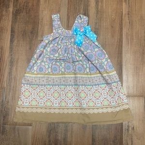 Bonnie Jean blue bow dress